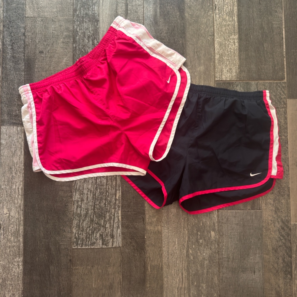 Nike Black and Pink Shorts (bundle)